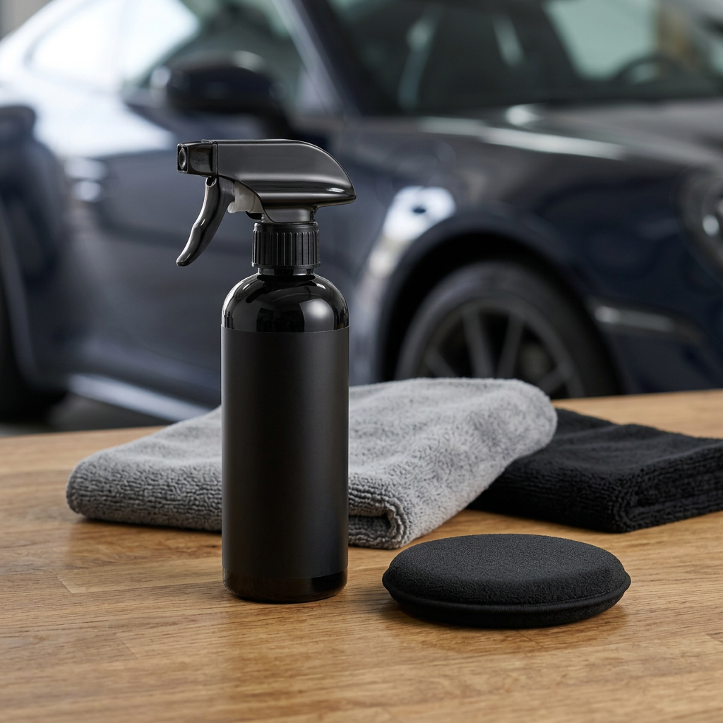 Spray bottle applicator pad and cloths