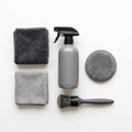Five-piece detailing accessory kit on white