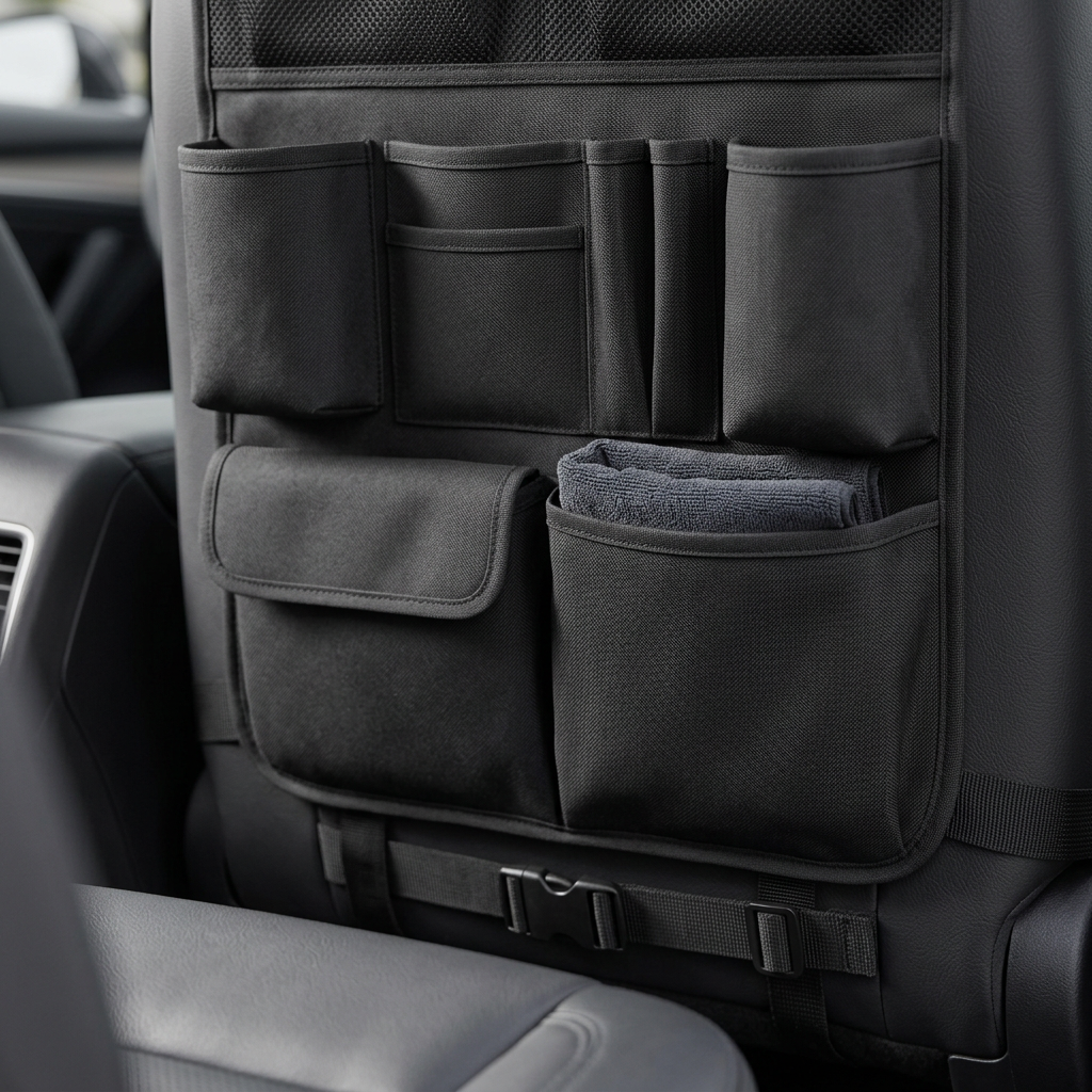 Lower flap and open pocket detail